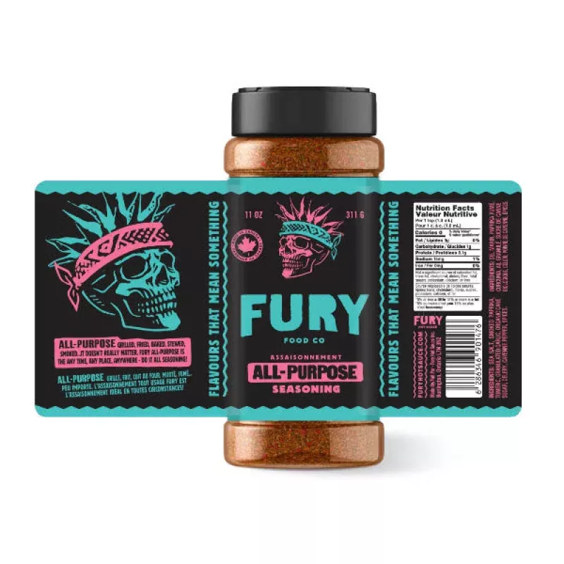 Fury Hot Sauce – All Purpose Seasoning