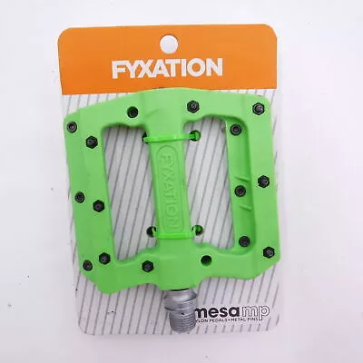 Fyxation Mesa MP Nylon Bike Pedals Green