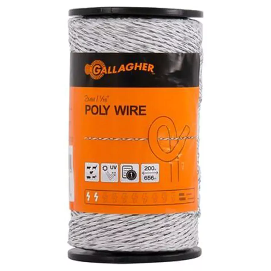 Gallagher 2mm Poly Wire - 656'