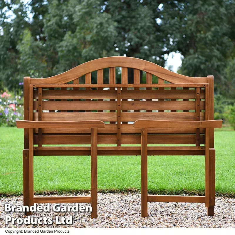 Garden_Gear 2 Seater Acacia Folding Bench