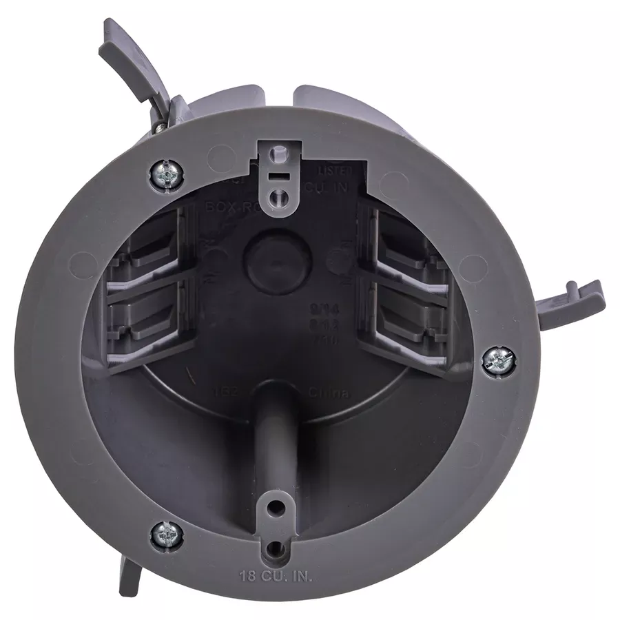 Gardner Old Work PVC Round Box - 18 cu. in.