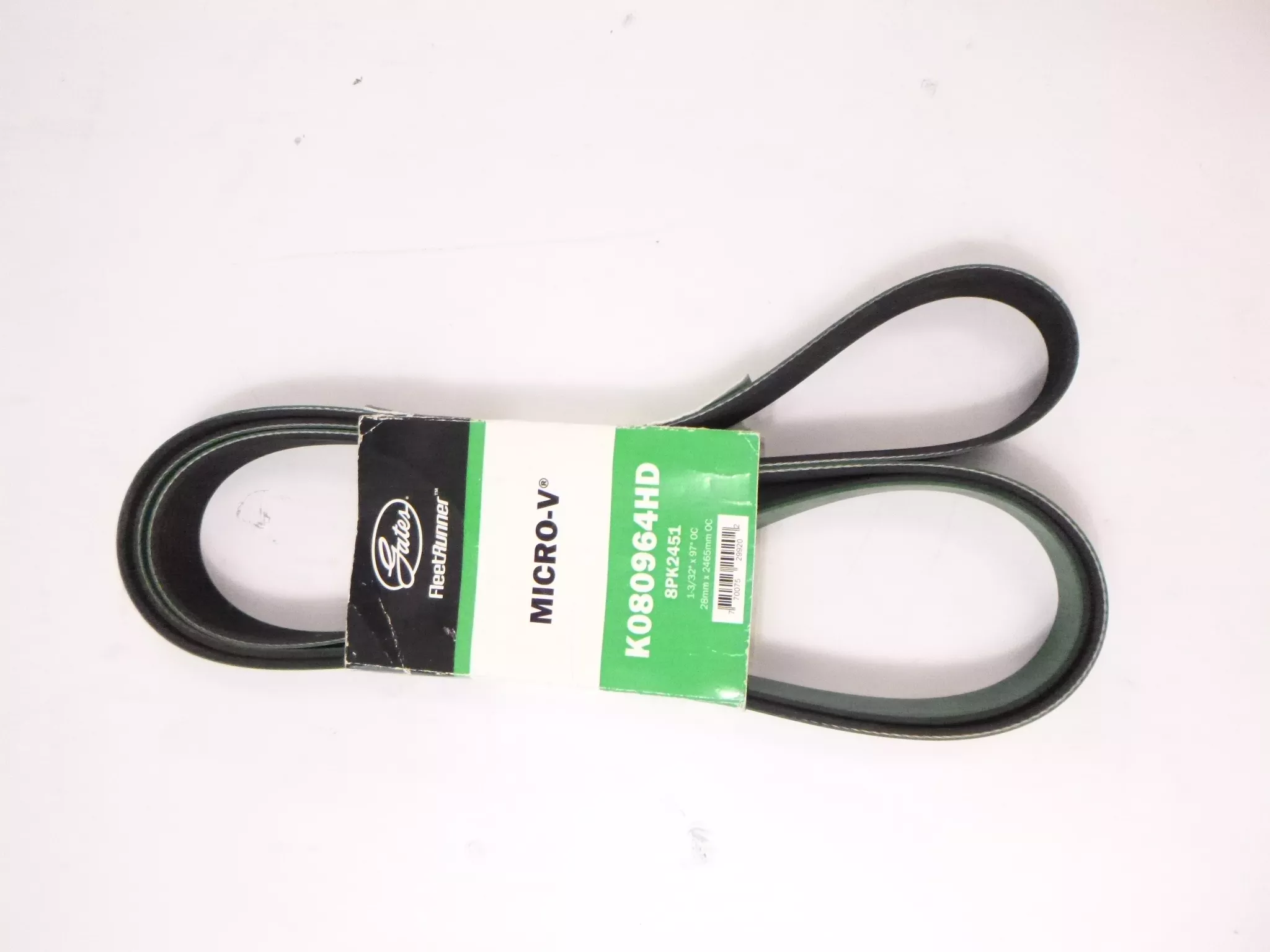 Gates Serpentine Belt-Fleetrunner Heavy Duty Micro-V Belt Gates K080964HD