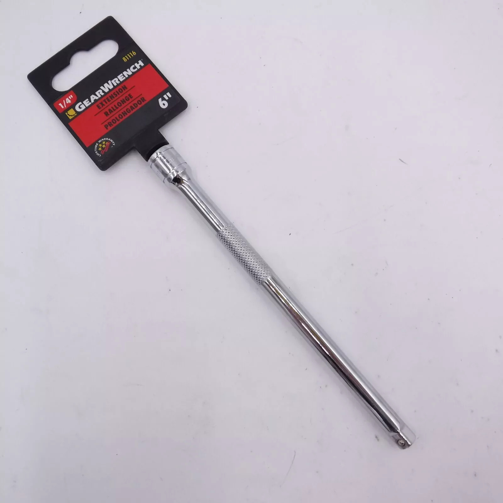 GearWrench 81116 – 1/4″ Drive 6″ Standard Extension
