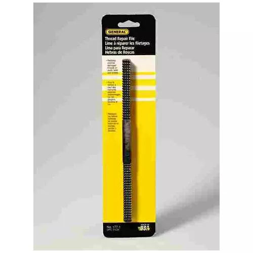 General 177-1 Thread Repair File 8-1/2"x7/16"x7/16"