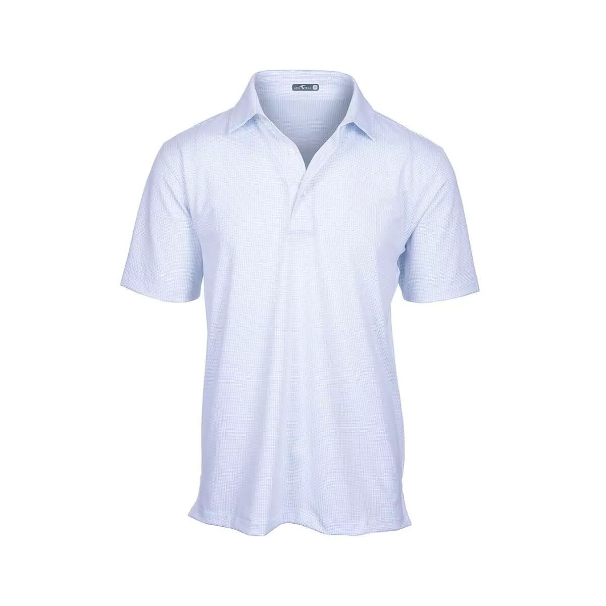 GenTeal Men's Jacquard Performance Short Sleeve Polo Shirt