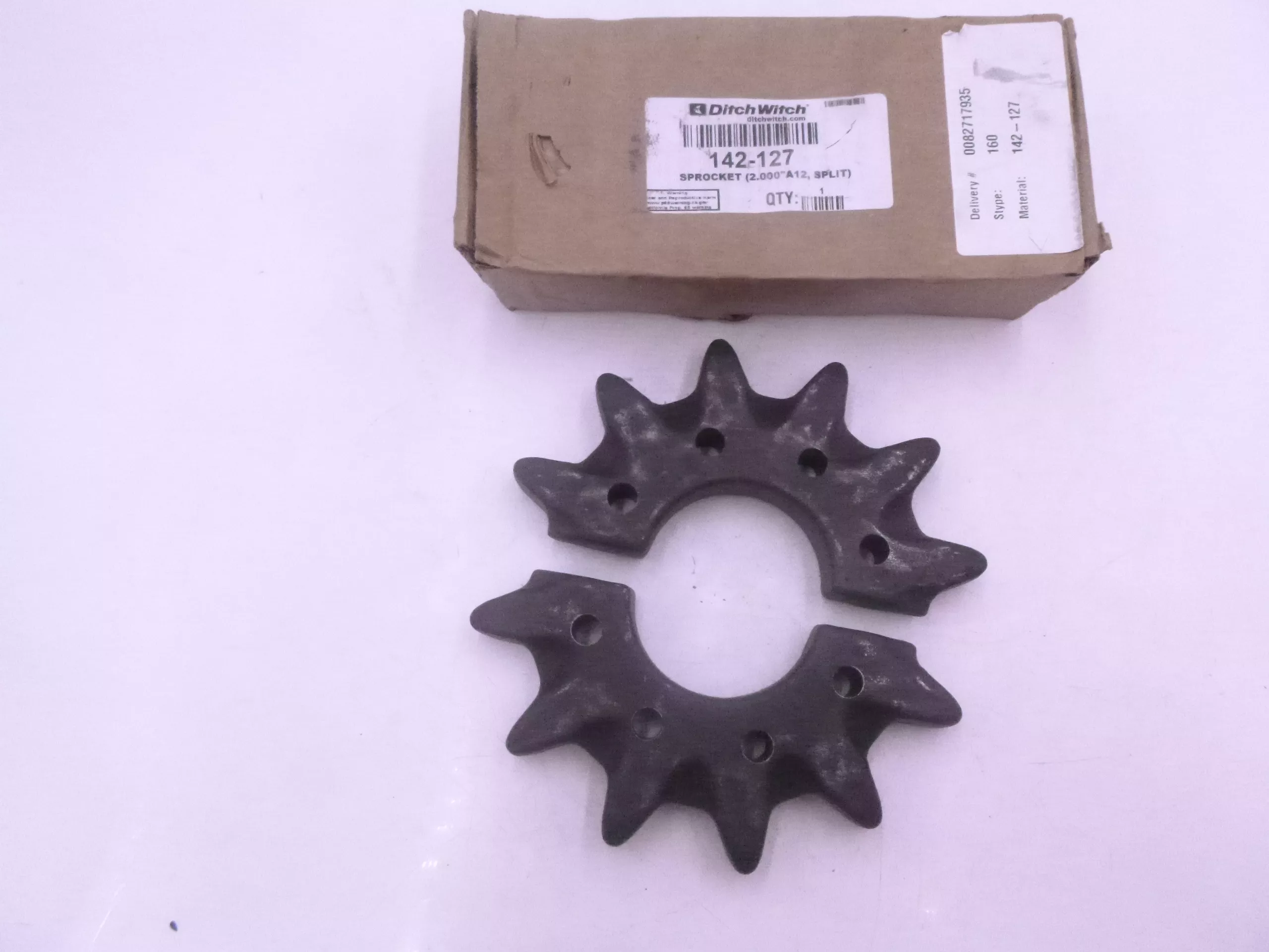 Genuine Ditch Witch Trencher 12 Tooth Head Shaft Sprocket 142-127 For RT40 RT45