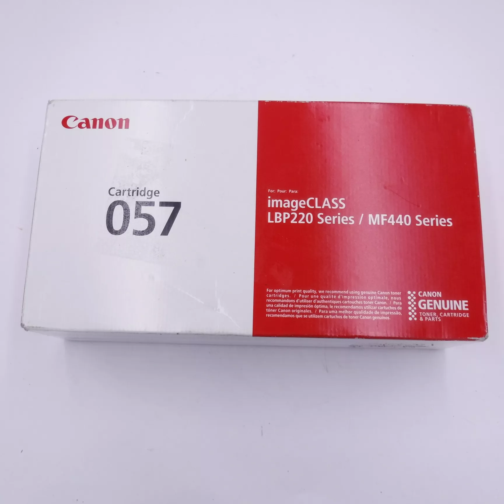 Genuine OEM Canon Black Toner Cartridge 057 GS1-128 3009C001AA For LBP220 Series
