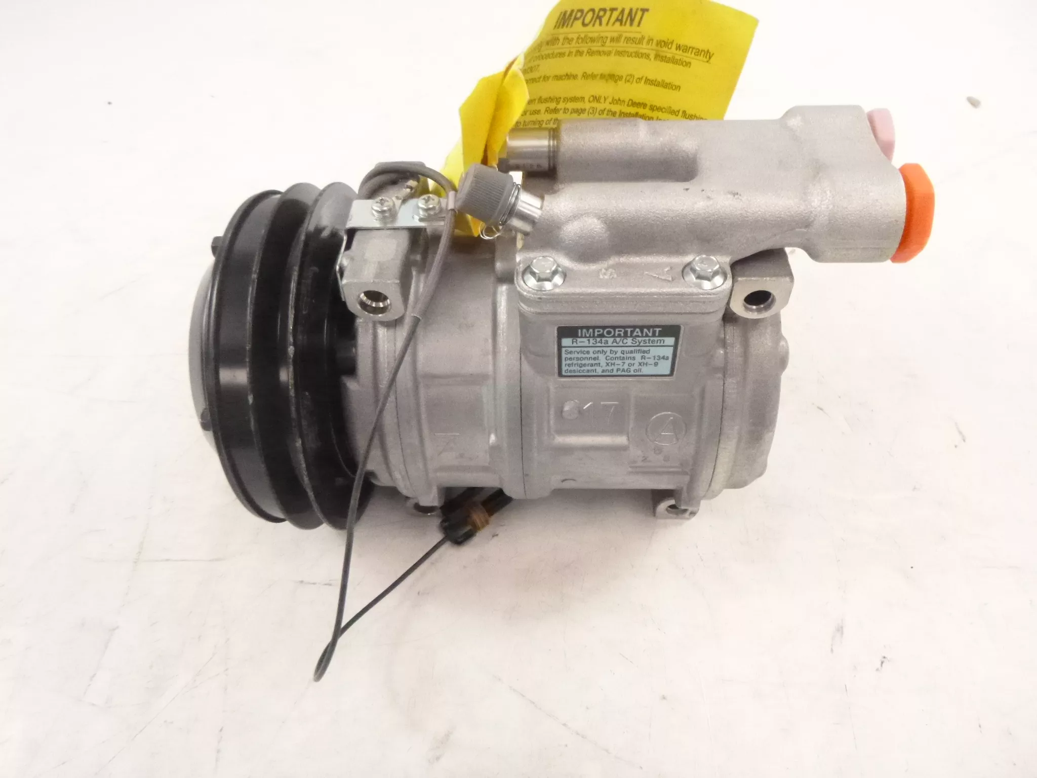 Genuine OEM John Deere Denso RE55422A A/C Compressor for 1710D 1711D 4560 750C