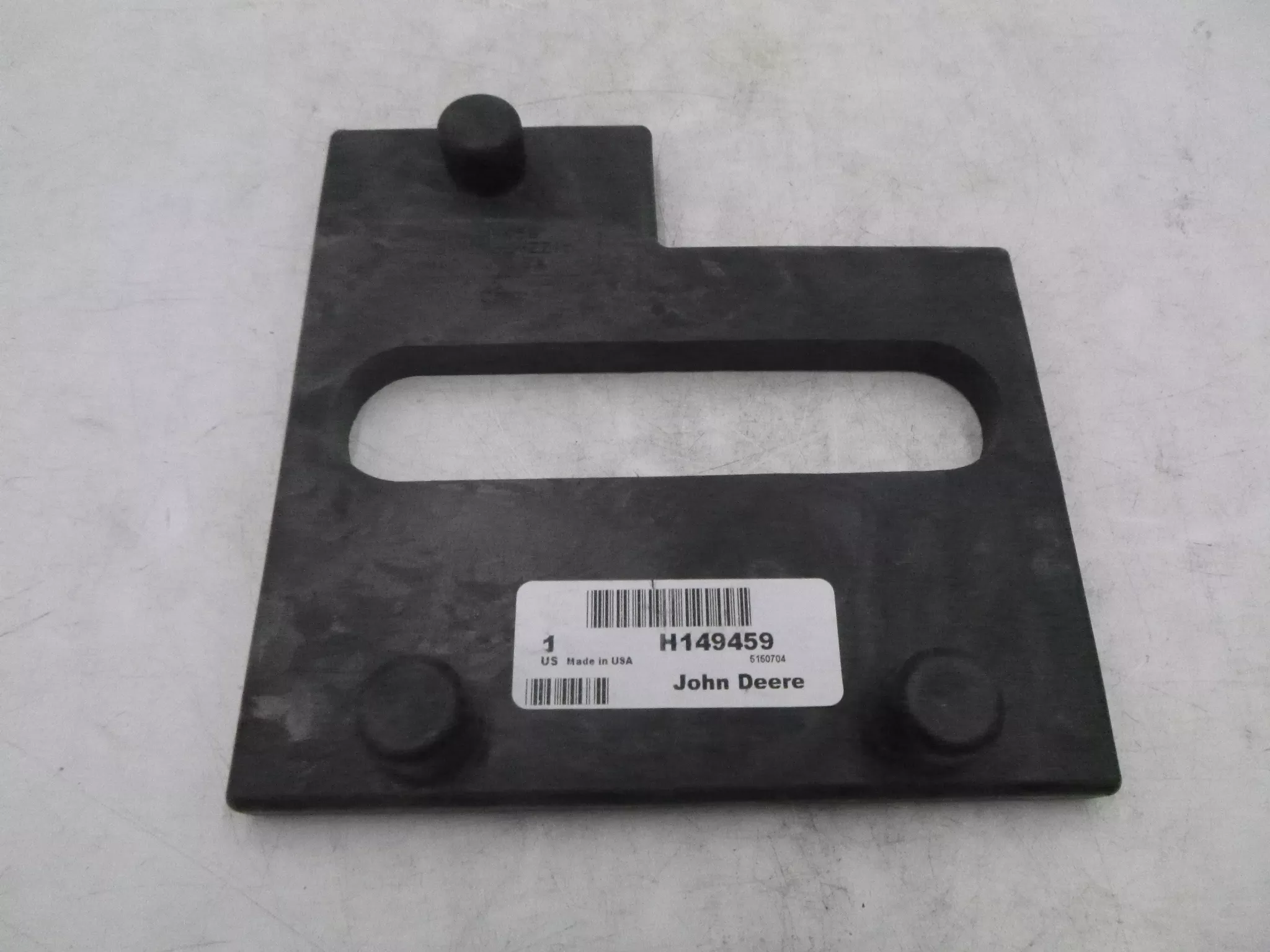 Genuine OEM John Deere H149459 Left Side Bottom Feeder House Wear Plate