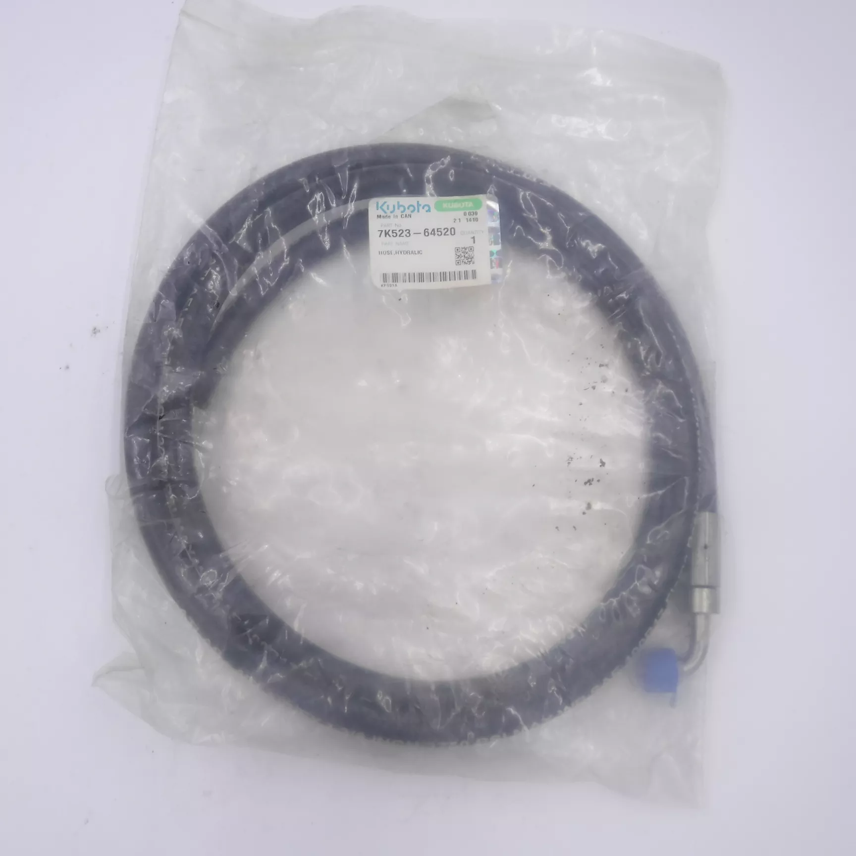 Genuine OEM Kubota B25000 Hydraulic Hose 7K523-64520, 7K999-99740