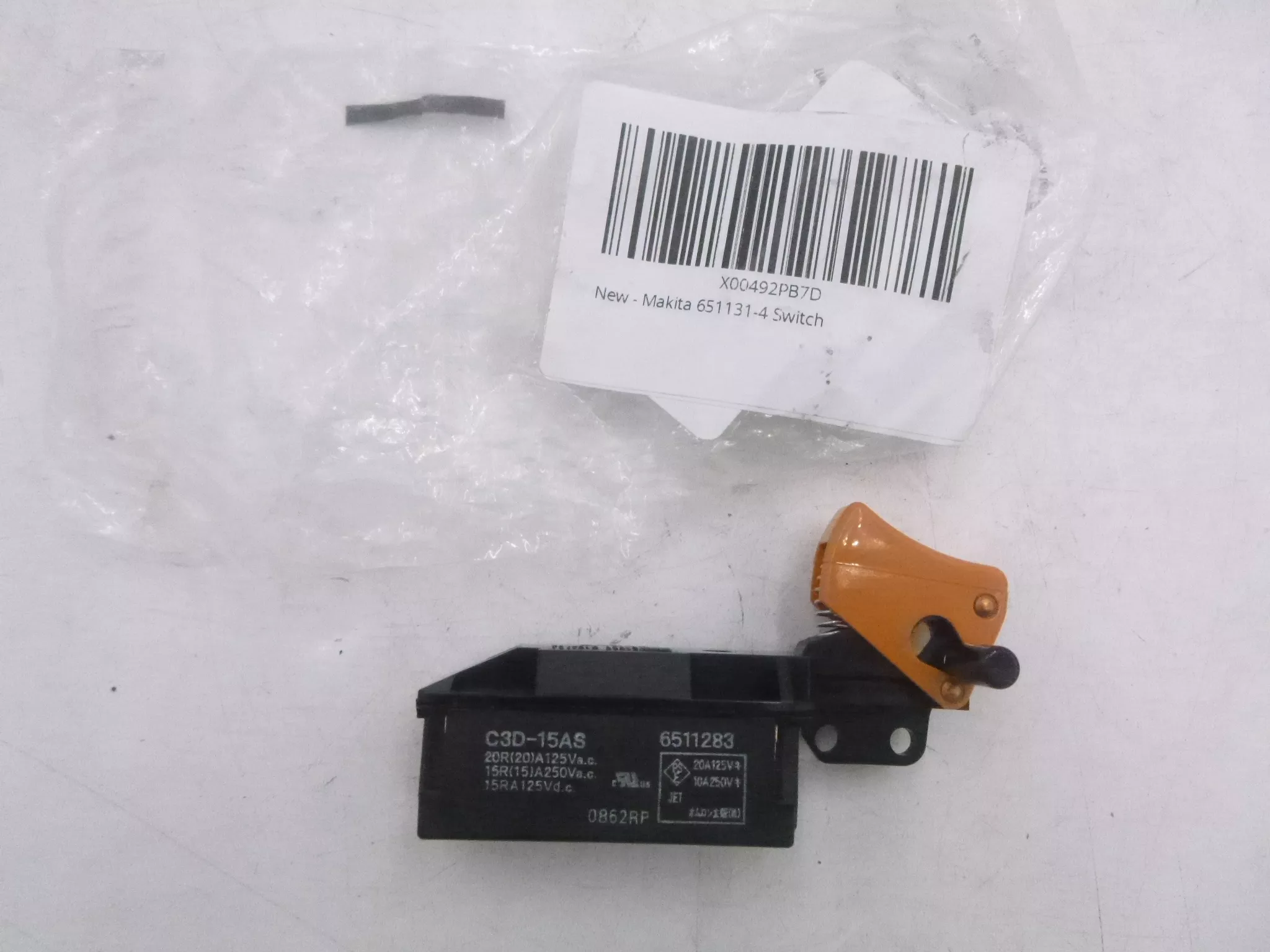 Genuine OEM Makita 651131-4 Switch C3D-15AS