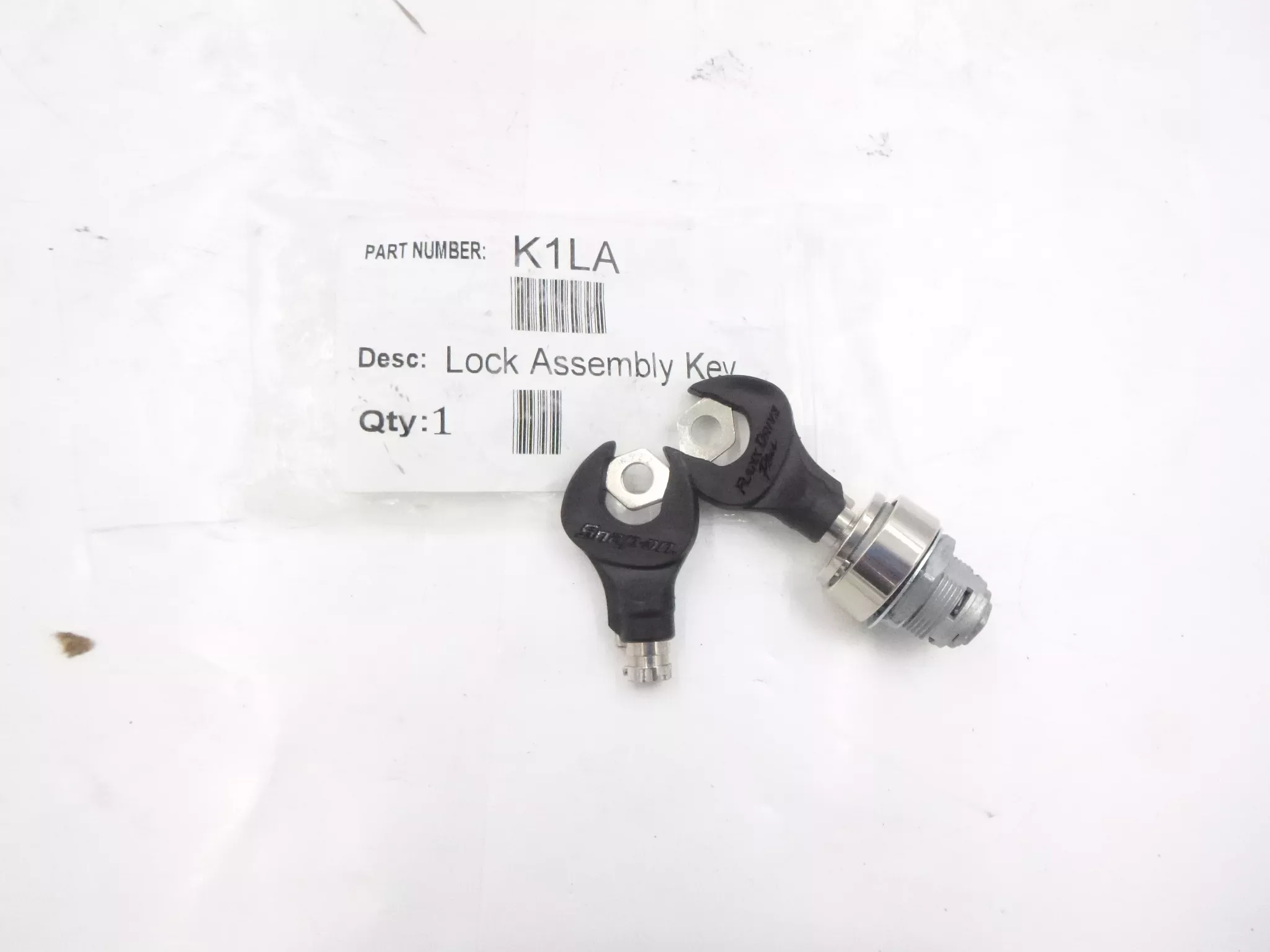 Genuine Snap On K1LA Tubular Lock Assembly w/ 2 Keys