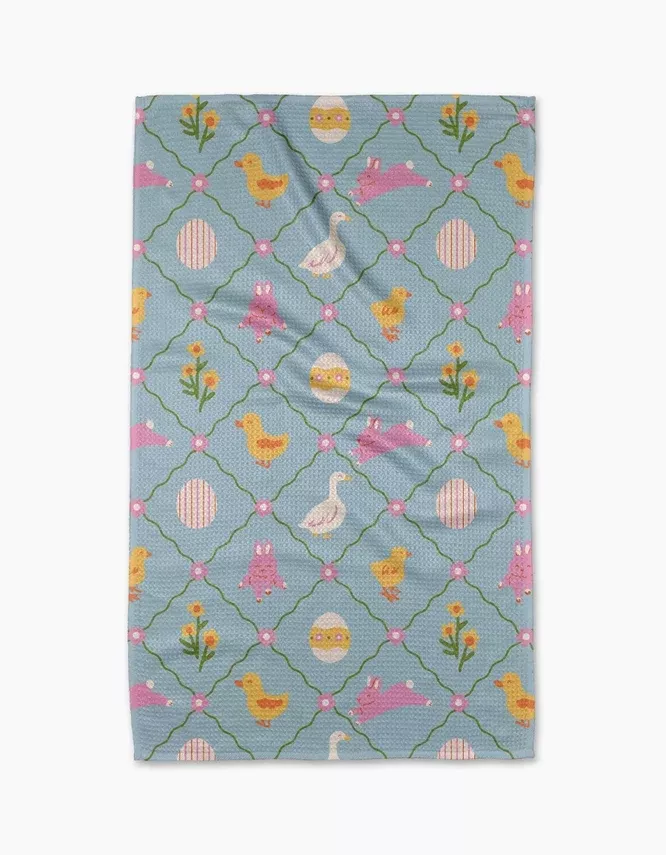 Geometry - Easter Critters Tea Towel