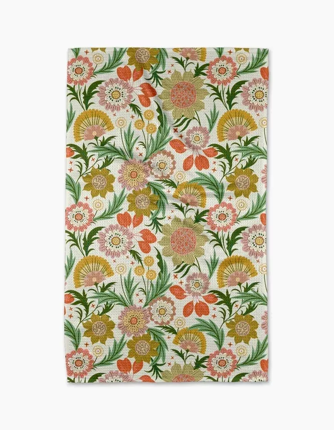 Geometry - Garden Dreams Tea Towel