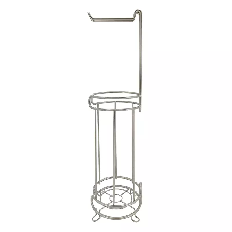 Gia Plus Satin Nickle Toilet Paper Holder