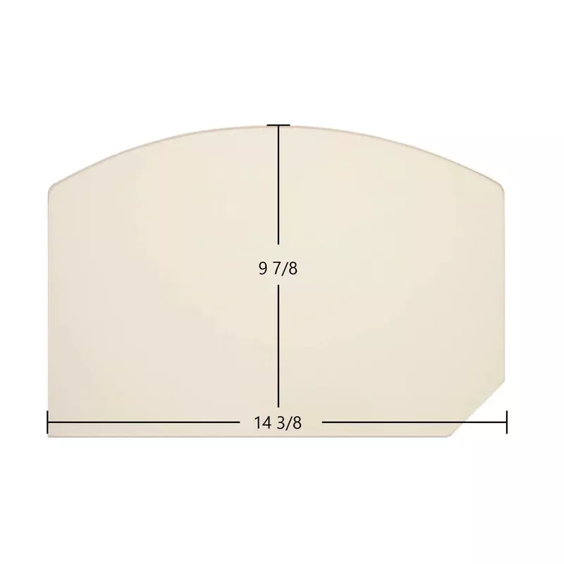 Gibraltar Single Door Archtop Ceramic Glass Panel OEM Replacement (14 3/8″ x 9 7/8″) | Part #7G2010SDG