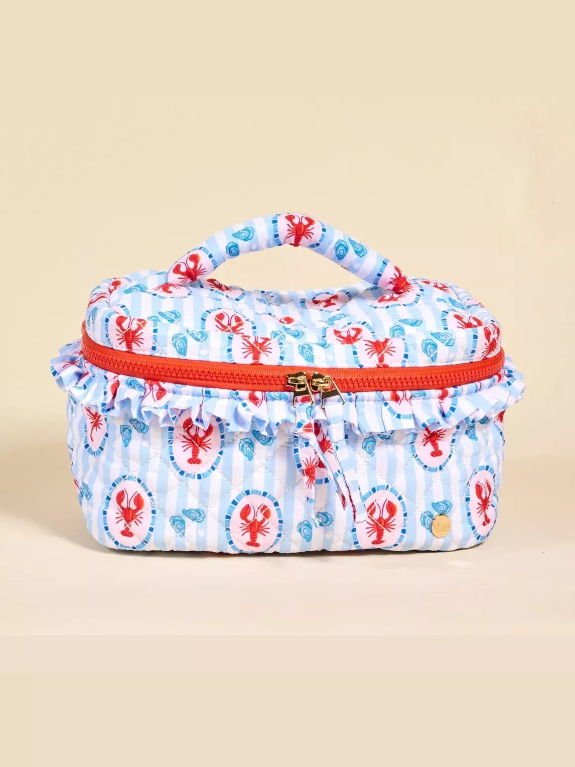 Glam & Go Quilted Cosmetic Bag–Harbor House