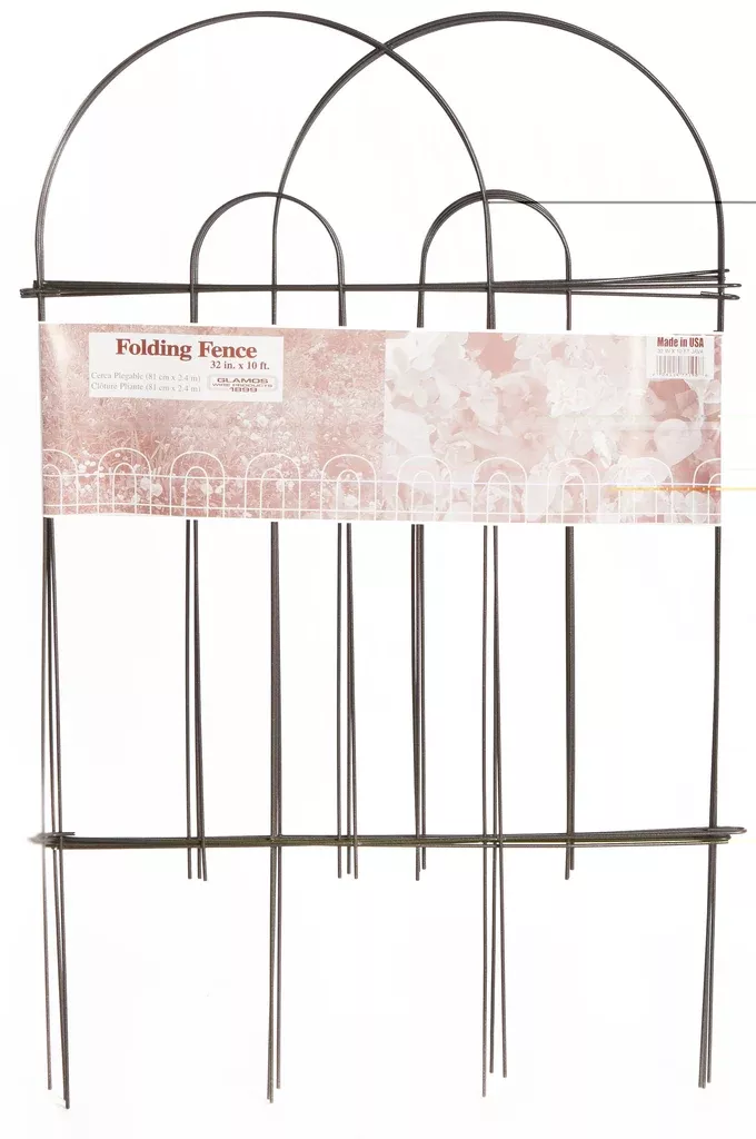 Glamos 770190 Folding Wire Fence, Earthtone, 32' x 10'