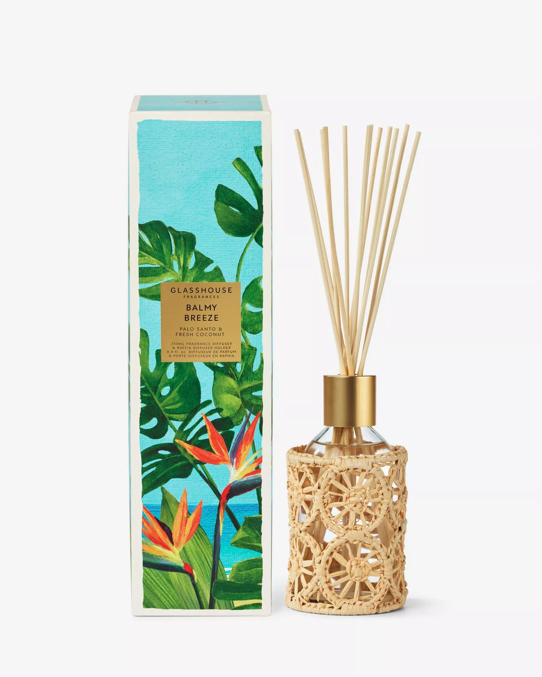 Glasshouse Fragrances - Balmy Breeze Fragrance Diffuser