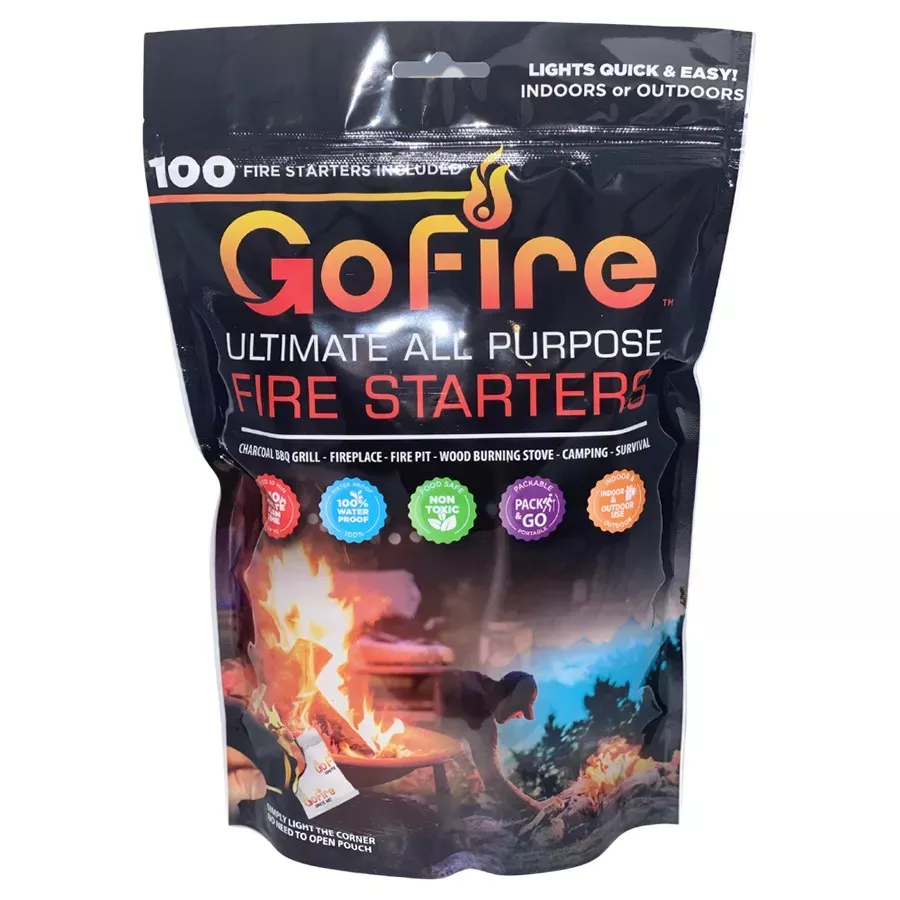 GoFire Fire Starter Bag - 100 pc