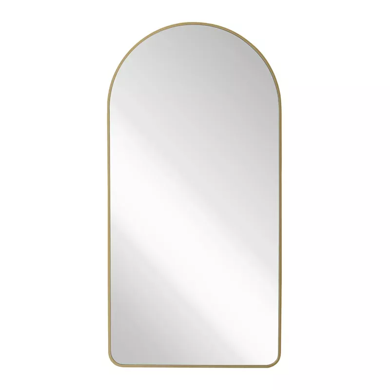 Gold Arch Leaner Mirror, 24x48