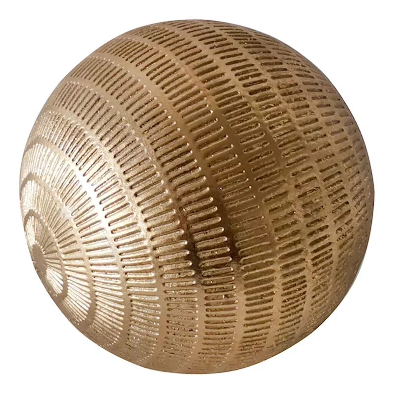 Gold Decorative Orb, 5"