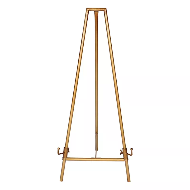 Gold Metal Easel I, 27.5"