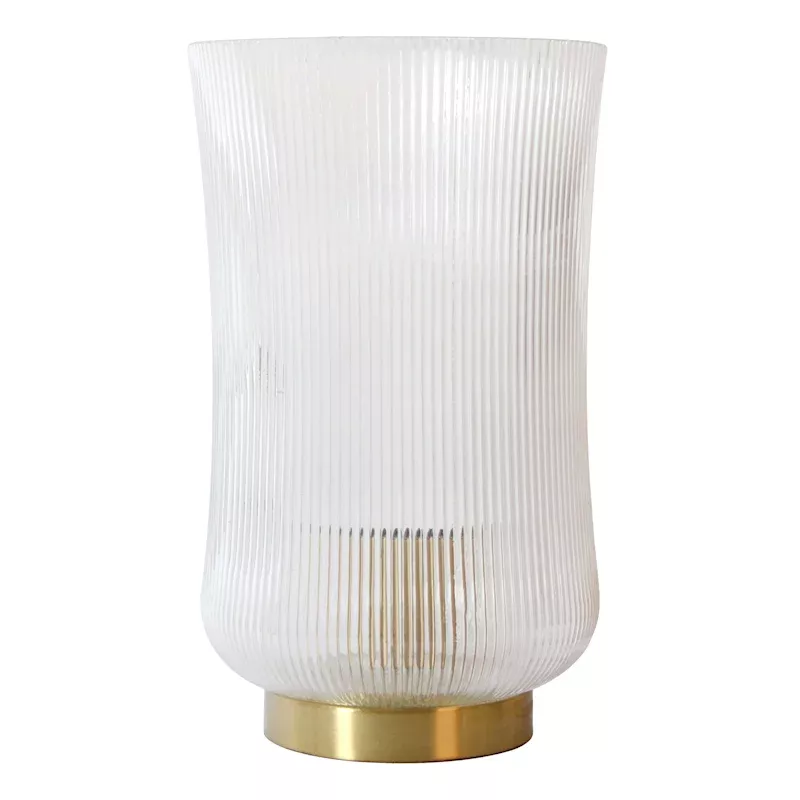 Gold Metal Table Lamp, 21"