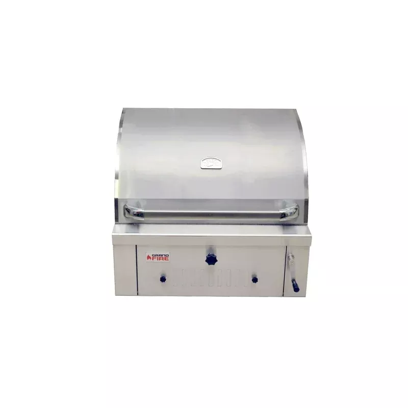 Grandfire Deluxe 30″ Stainless Steel Build-In Charcoal BBQ GFD30W