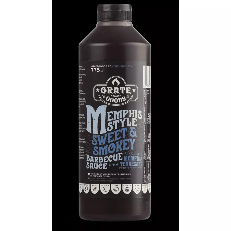 Grate Goods – Memphis Style Sweet & Smokey BBQ Sauce 775 ml