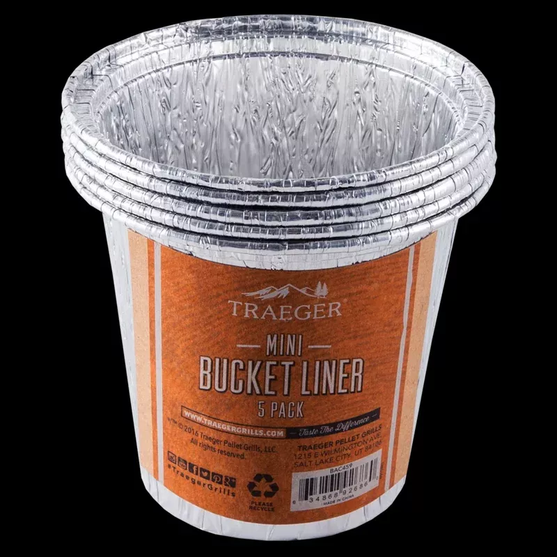 GREASE BUCKET LINER-5 PACK (All full size grills *not Timberline)