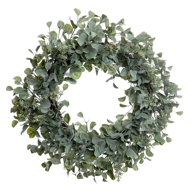 Green Eucalyptus Wreath, 26"
