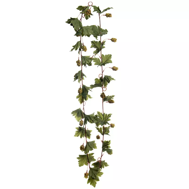 Green Hops Garland, 72"