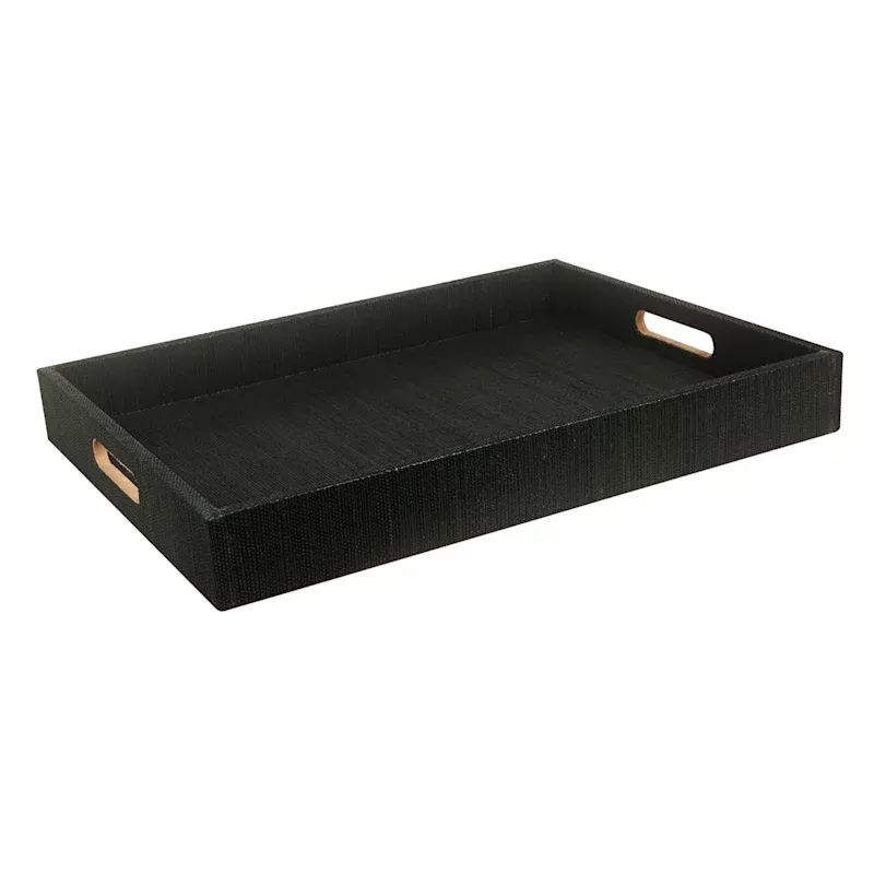 Green Woven Tray, 20x15