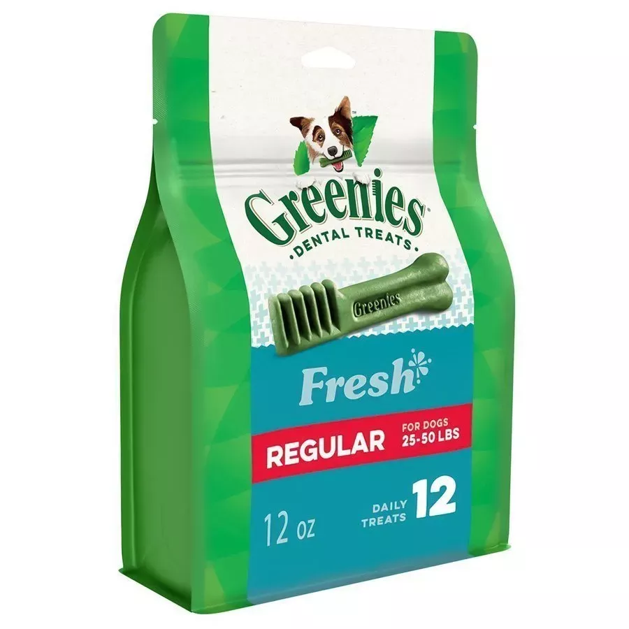 Greenies Fresh Dental Treats for Dogs - Regular - 12 oz