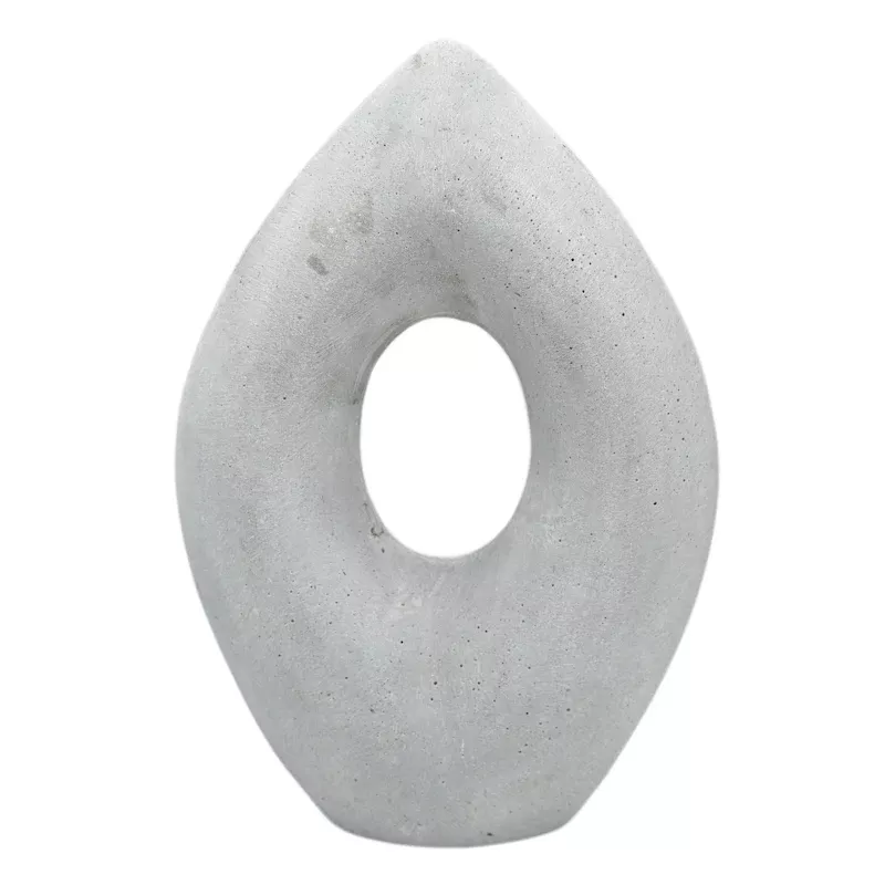 Grey Figurals Abstract Decor, 11.8"