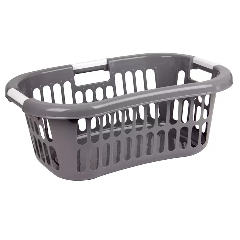 Grey Laundry Basket, 40L