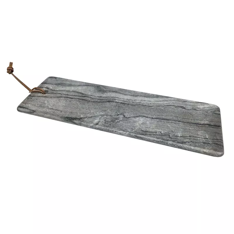 Grey Marbled Rectangle Serving Tray