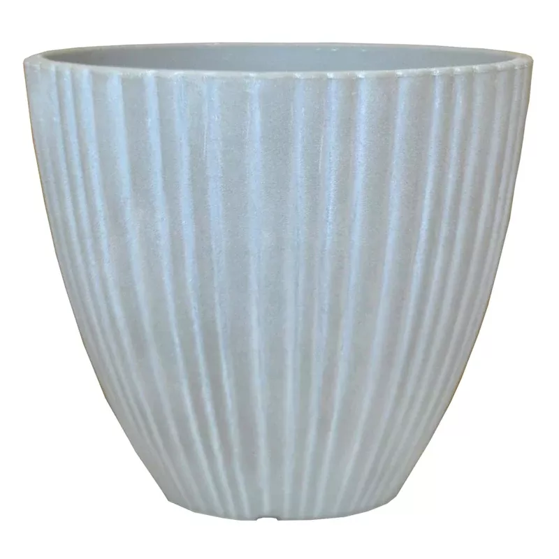 Grey Vertica Outdoor Planter, Medium