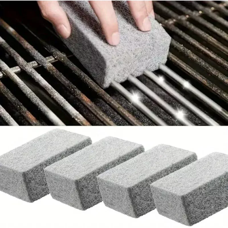 Grill Cleaning Brick & Pumice Stone for BBQ Grills, Flat Top Griddles, Stoves & Ovens | Heavy Duty Griddle Cleaner for Grease, Rust & Stubborn Residue | Pumice Stone Grill Cleaning Tools