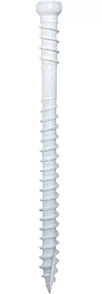 GRK Fasteners 17634 Composite Trim Head Screw, 8" x 3-1/8", White
