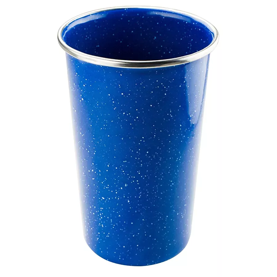 GSI Outdoors Enamel Pioneer Pint Glass - Blue - 12 oz