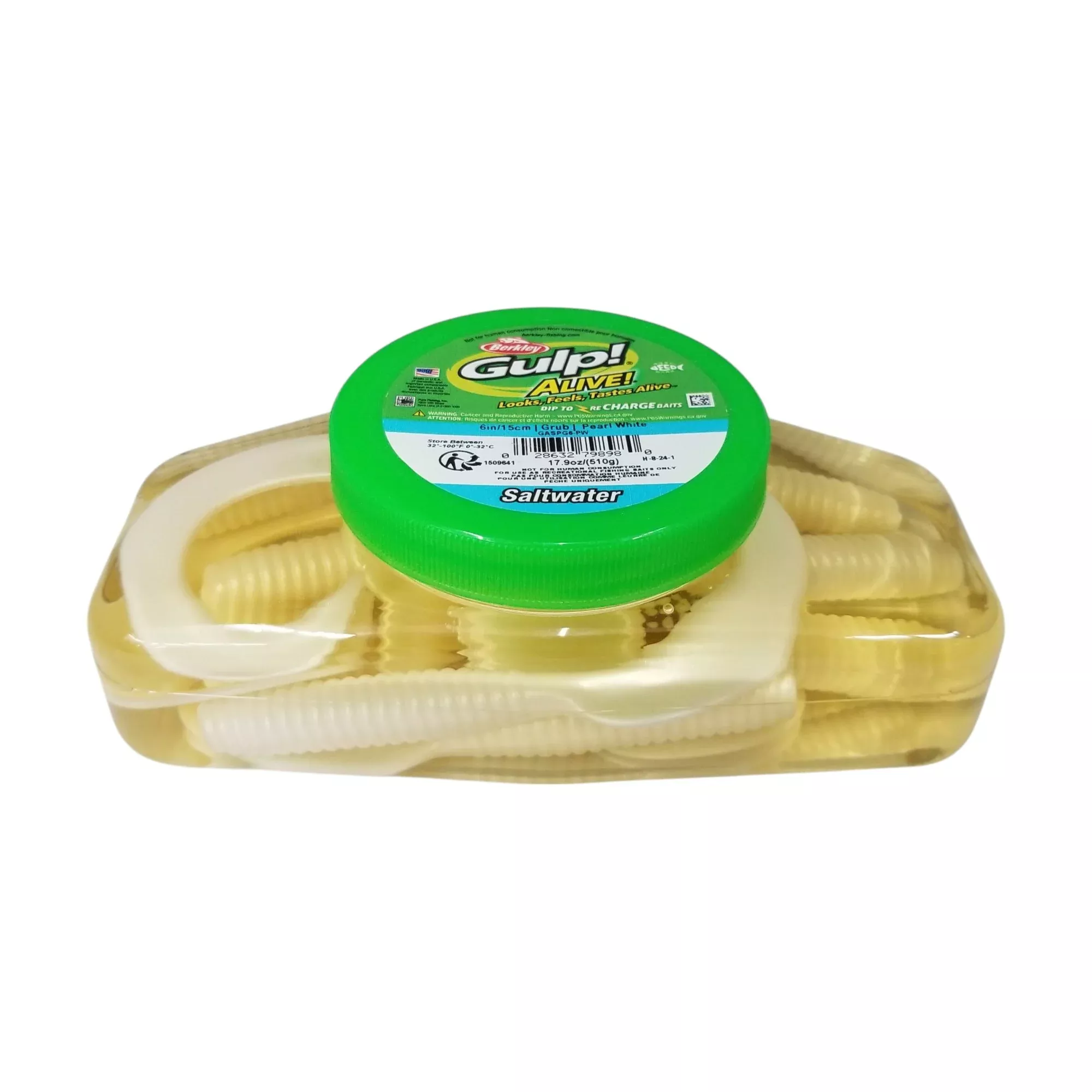 Gulp! Alive! Saltwater Grub - (6 inch Pint Tub)