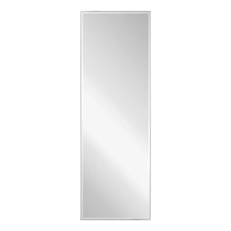 Gunmetal Thin Framed Leaner Mirror, 24x70