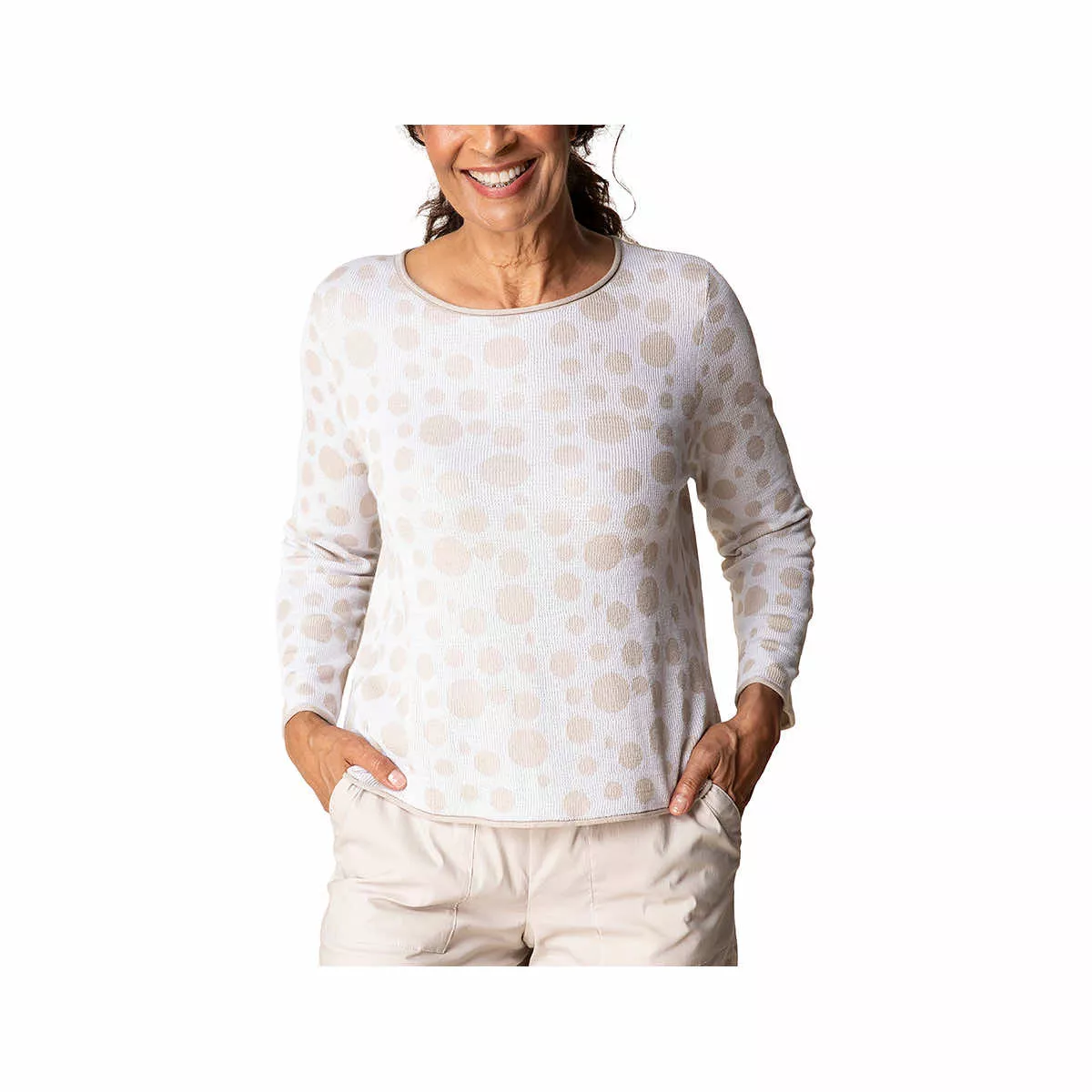 Habitat Women's Connect the Dots Pullover Long Sleeve Shirt