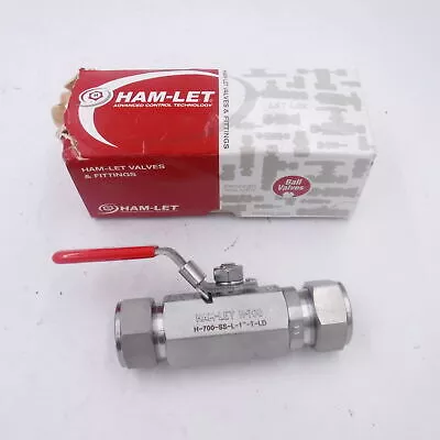 HAM-LET Stainless Steel Ball Valve 1″ Compression Locking Handle H-700
