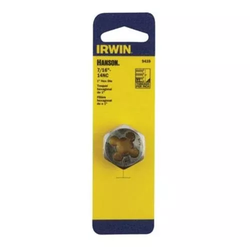 Hanson 9439 Hexagon Machine Screw Dies, 7/16-14"