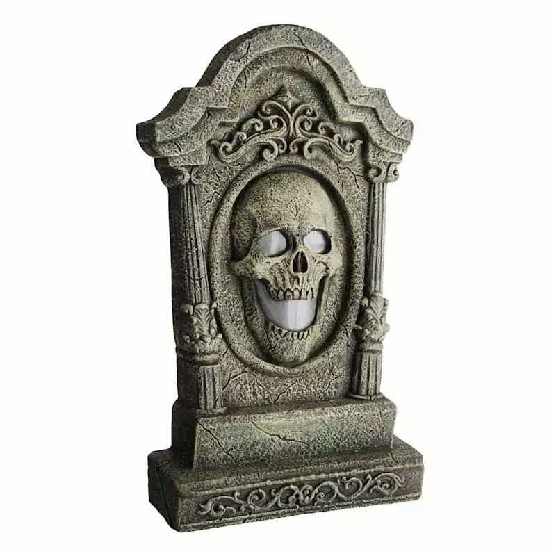 Happy Haunting Halloween Tombstone, 24.8"