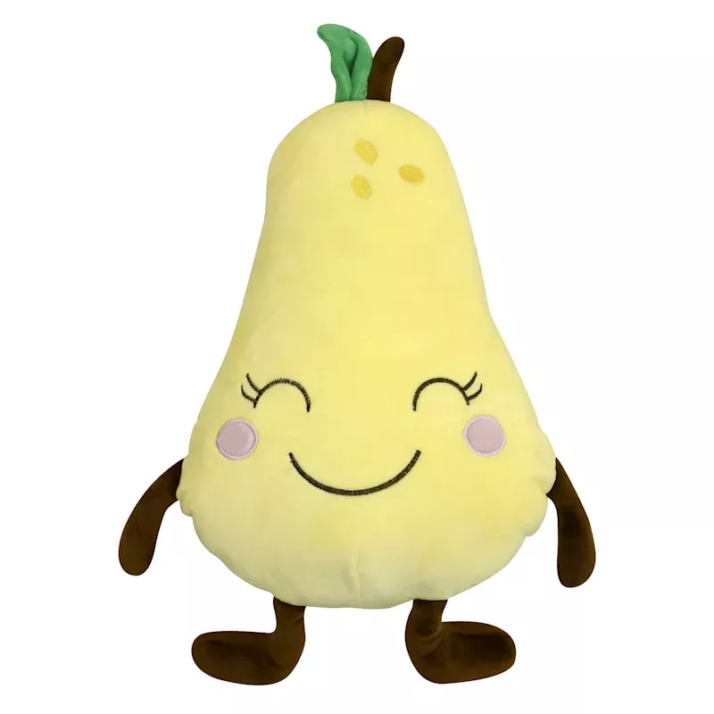 Happy Pear Plush Pillow, 11x15