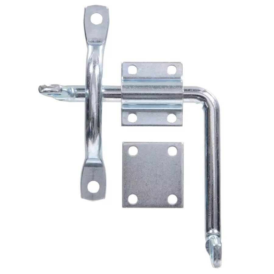 Hardware Essentials Door & Gate Latch with Bar Strike - Zinc Plated